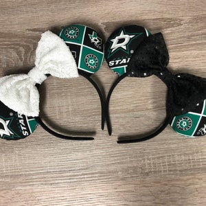 Dallas Stars Inspired Mickey Ears