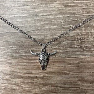Bull skull Necklace
