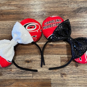 Carolina Hurricanes Inspired Mickey Ears