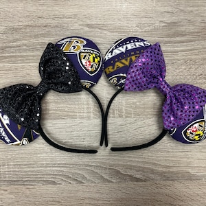 Baltimore Ravens Inspired Mickey Ears
