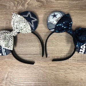 Dallas Cowboys Inspired Mickey Ears