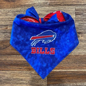 Buffalo Bills Reversible Embroidered Dog Bandana