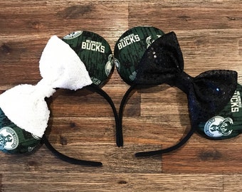 Milwaukee Bucks Inspired Mickey Ears