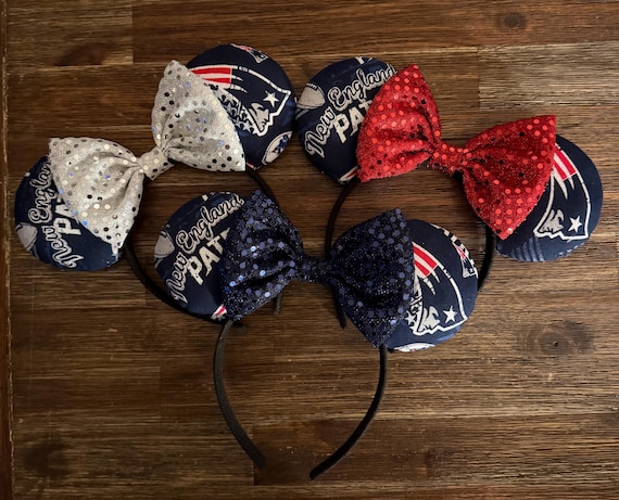 New England Patriots Inspired Mickey Ears - Etsy display picture 2