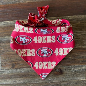 San Francisco 49ers Reversible  Dog Bandana
