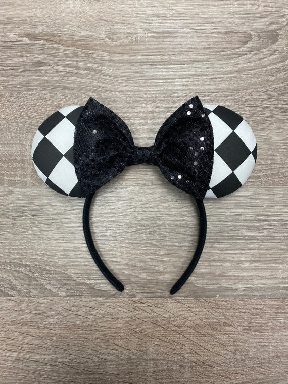 Checkered Mickey Ears - Etsy display picture 3