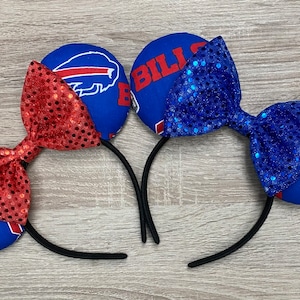 Buffalo Bills Inspired Mickey Ears