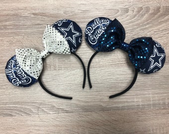 Dallas Cowboys Inspired Mickey Ears