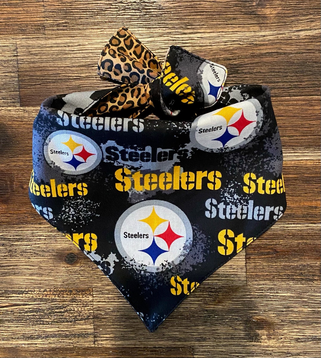 Pittsburgh Steelers Reversible Dog Bandana Etsy