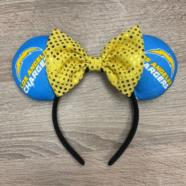 Los Angeles Chargers Inspired Mickey Ears