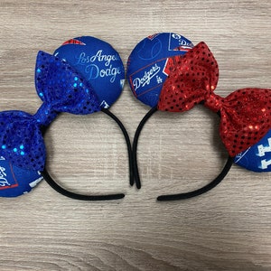 Los Angeles Dodgers Inspired Mickey Ears