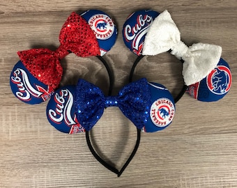 Chicago Cubs Inspired Mickey Ears