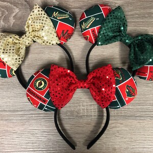Minnesota Wild Inspired Mickey Ears