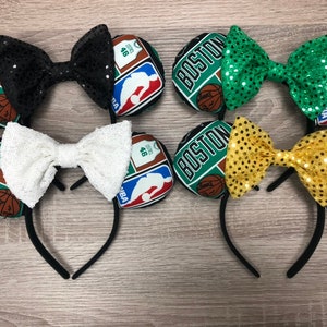 Boston Celtics Inspired Mickey Ears
