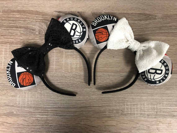 Brooklyn Nets Inspired Mickey Ears Etsy