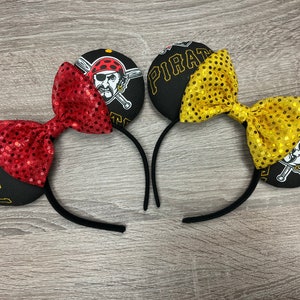Pittsburgh Pirates Inspired Mickey Ears