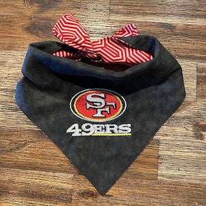 San Francisco 49ers Reversible Embroidered Dog Bandana