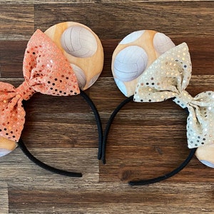 Volleyball Inspired Mickey Ears