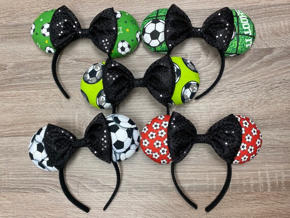 Soccer Inspired Mickey Ears