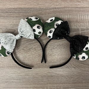 Soccer Inspired Mickey Ears