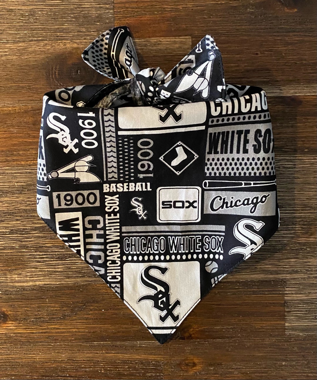Chicago White Sox Reversible Dog Bandana Etsy