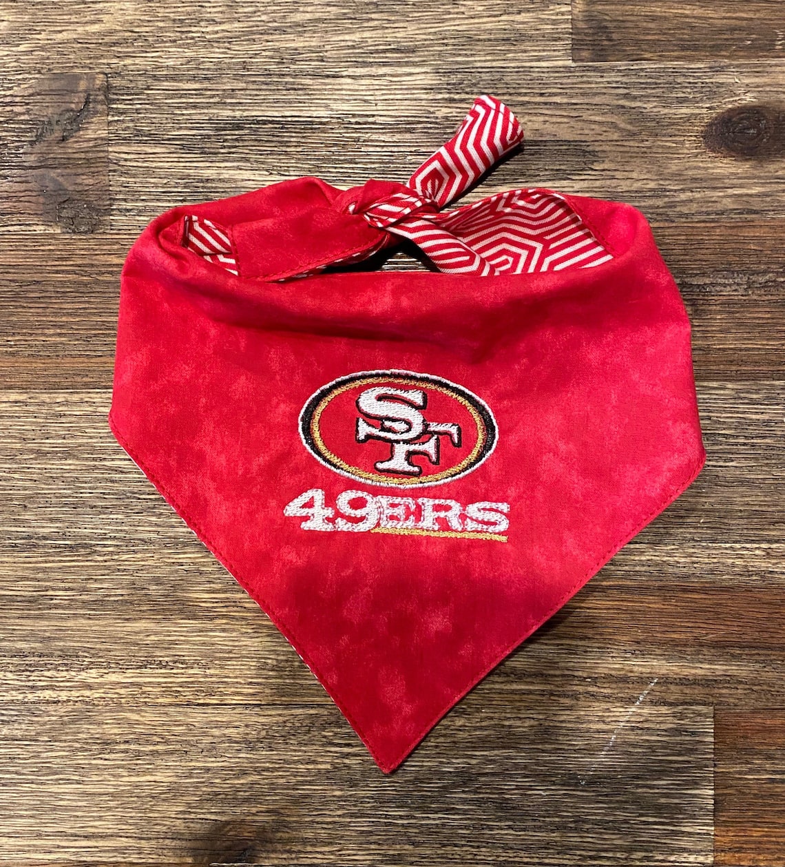 San Francisco 49ers Dog Bandana
 San Francisco 49ers Reversible Embroidered Dog Bandana