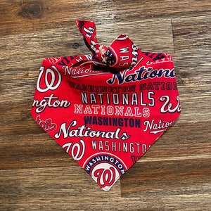 Washington Nationals Reversible Dog Bandana