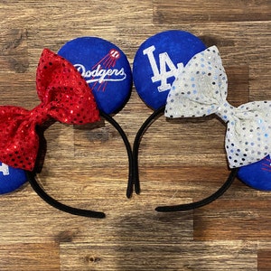 Los Angeles Dodgers Inspired Embroidered Mickey Ears