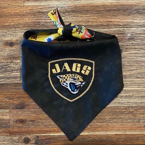 Jacksonville Jaguars Reversible Embroidered Dog Bandana