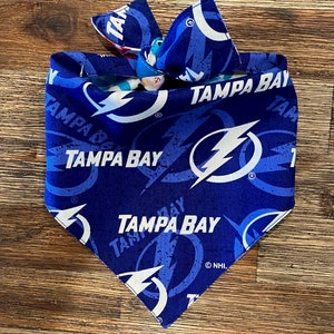 Tampa Bay Lightning Reversible Dog Bandana