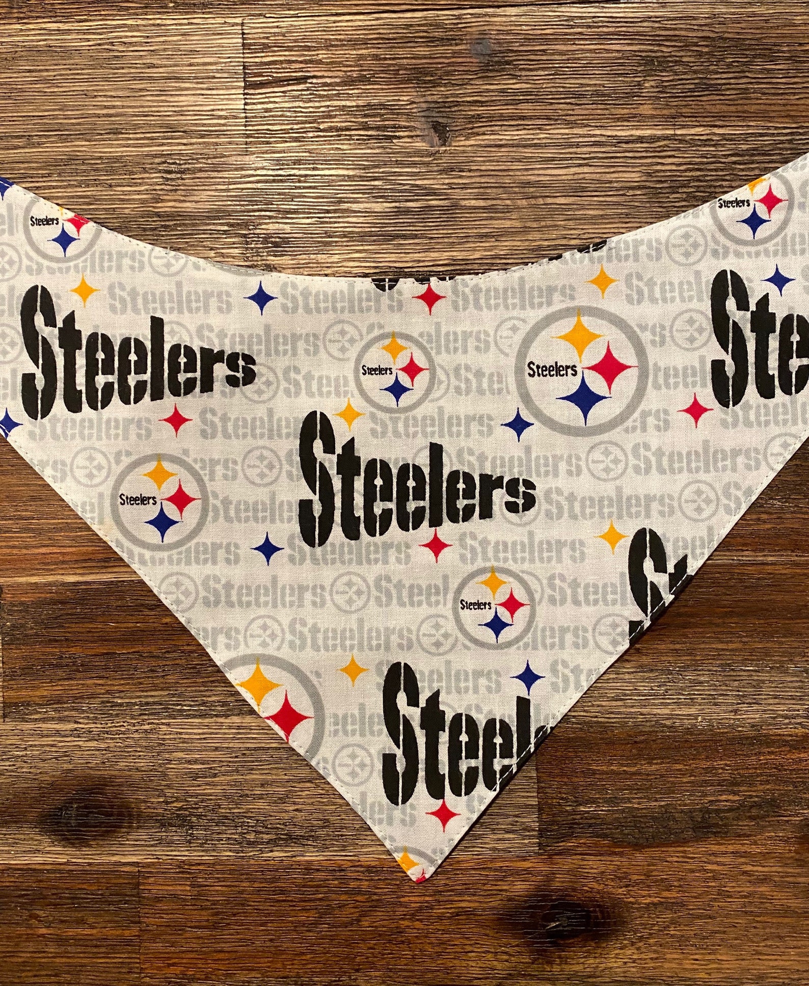 Pittsburgh Steelers Reversible Dog Bandana Etsy