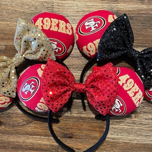 San Francisco 49ers Inspired Mickey Ears