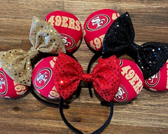 San Francisco 49ers-inspirerade Musse Pigg-öron