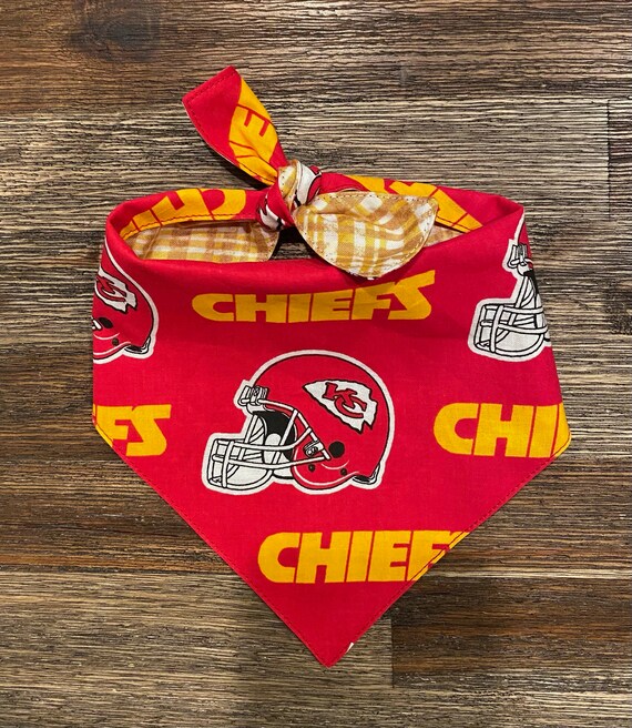 Kansas City Chiefs Reversible Dog Bandana Etsy