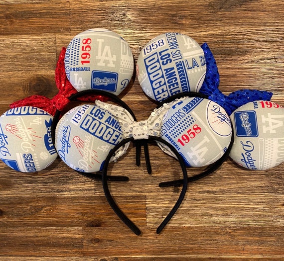 Los Angeles Dodgers Inspired Mickey Ears - Etsy display picture 2