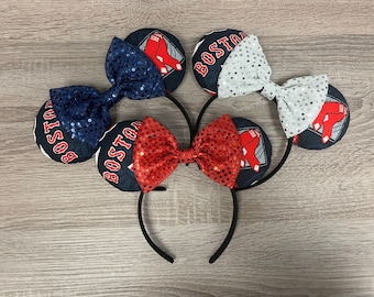 Boston Red Sox Inspired Mickey Ears