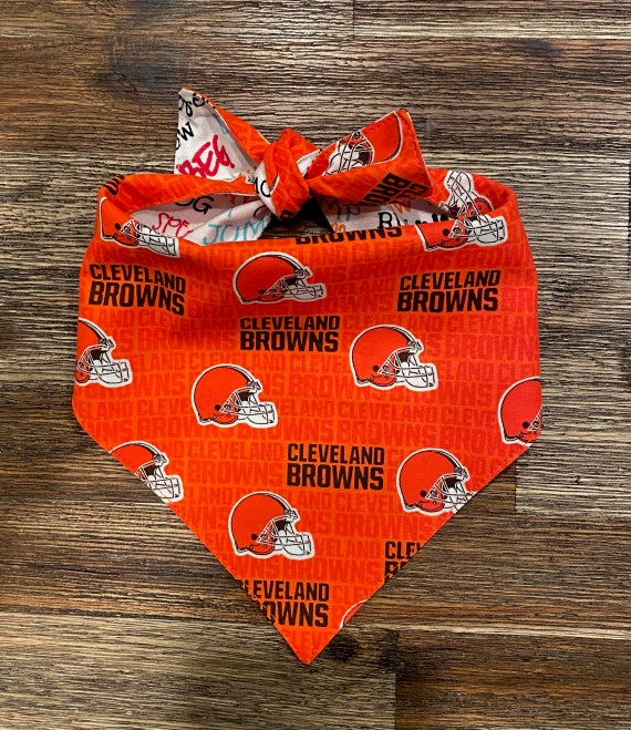 Cleveland browns dog bandana discount