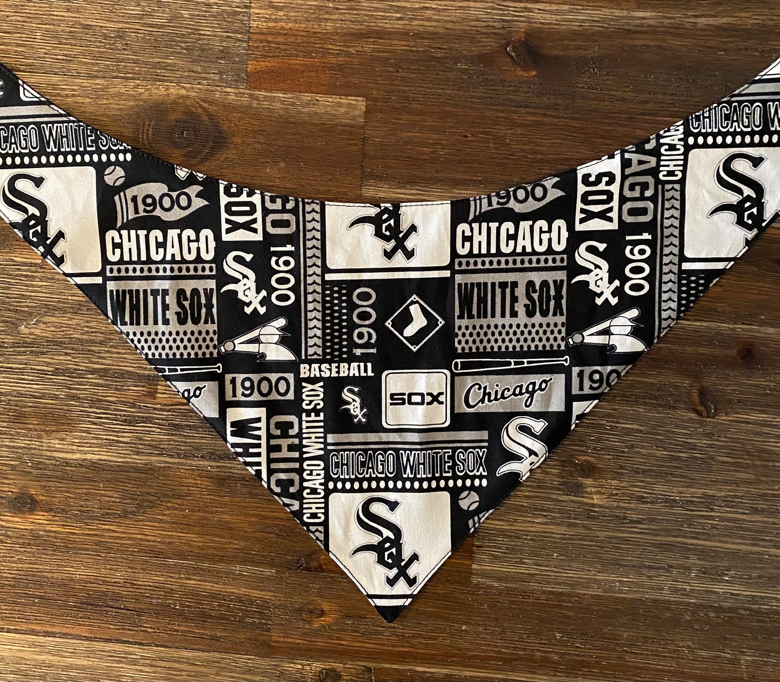 Chicago White Sox Reversible Dog Bandana Etsy