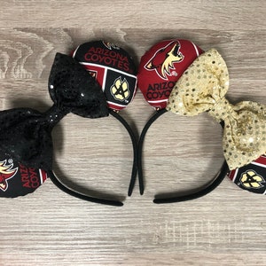 Arizona Coyotes Inspired Mickey Ears