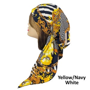 Louis Vuitton Designer Inspired  Silk hair bonnets, Hair bonnet, Head  scarf styles
