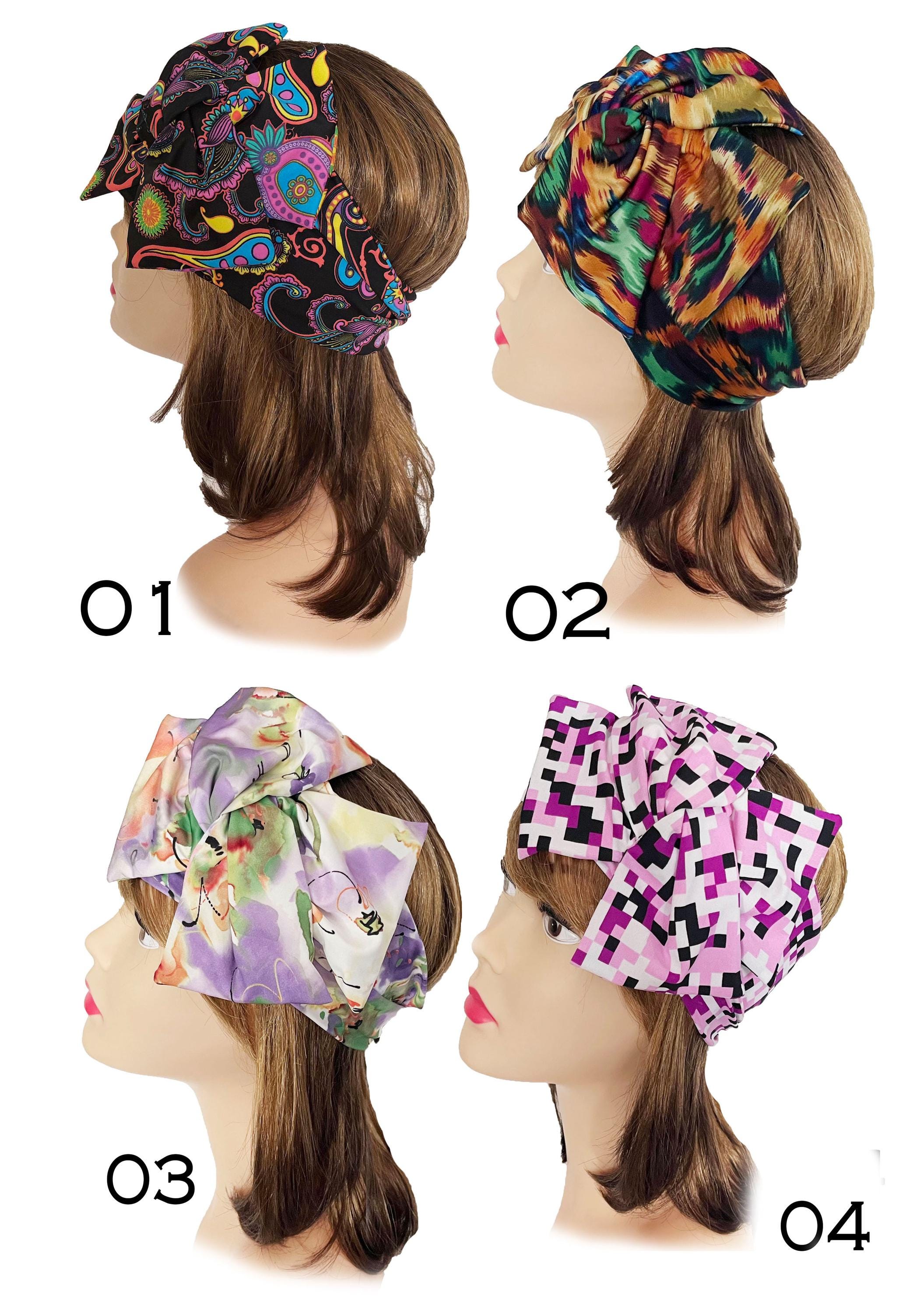 Fasce Elastiche Annodate Alla Moda Per Turbante Elastico