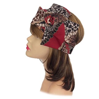 5 Fasce Per Capelli Larghe Annodate A Turbante - Morbide Ed Elastiche - Accessori Moda Retrò Per Donne - Assortimento Colori