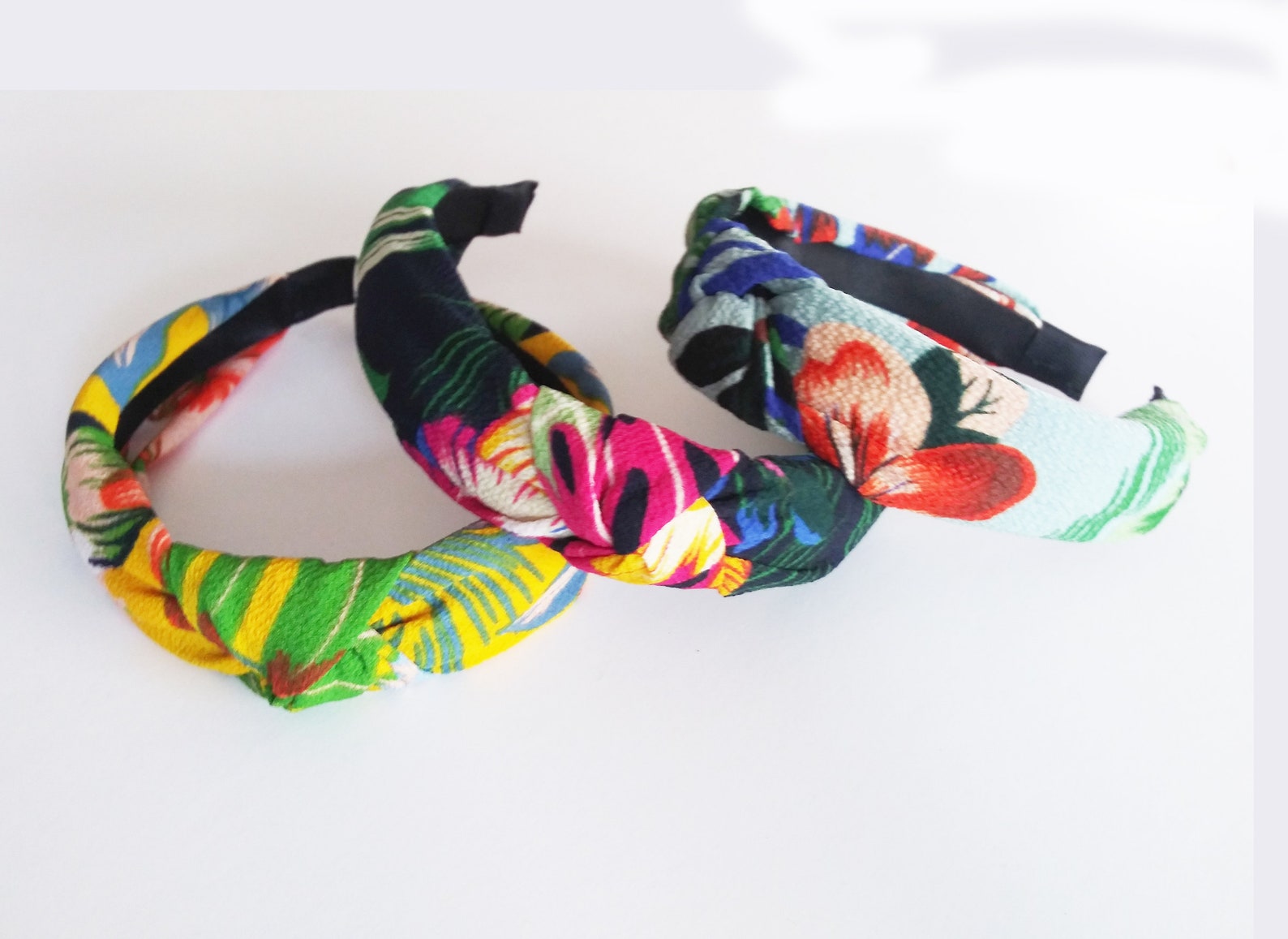multicolored headbands