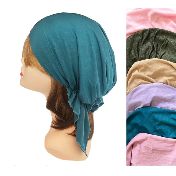 Sparkle head wrap head cover hair scarf bandana head wear cap for woman pre tied | Chemo head scarf | Nurse cap