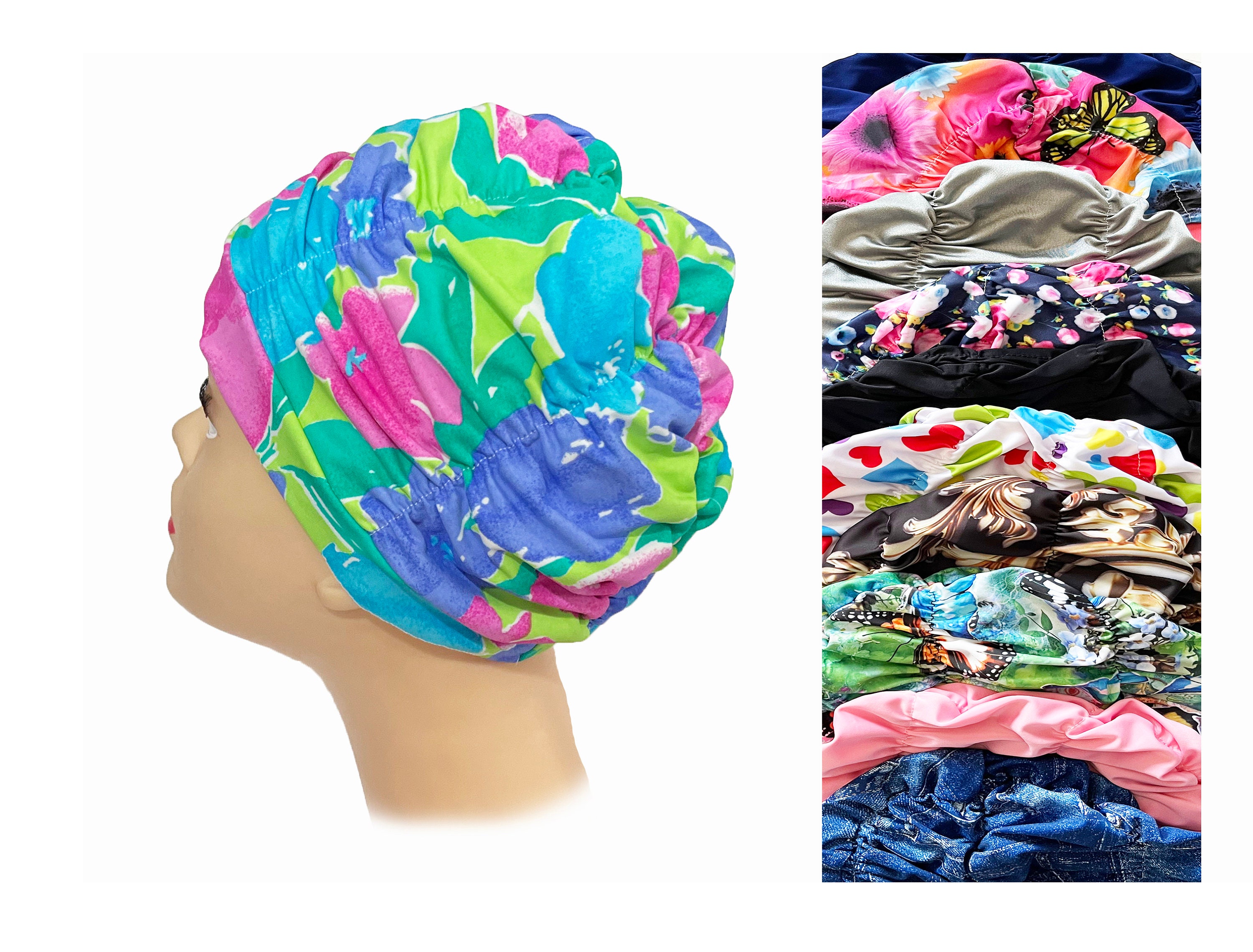 Flower Swim Cap - Etsy