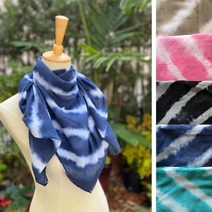 100% Cotton Head Scarf Square Israeli Tichel Scarves Light Weight Neck Scarf Bandana