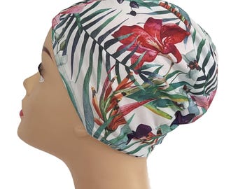 Lot De 2 Bonnets De Bain Fleur Pétale – Polyester, Extensible, Anti-déchirure – Un Blanc, Un Noir – Pour Cheveux Courts Et Longs, Adulte