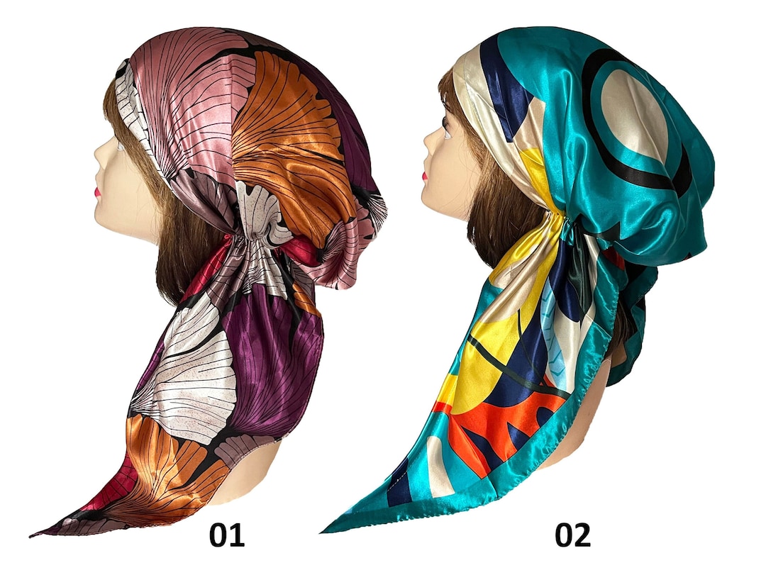 tied head scarves