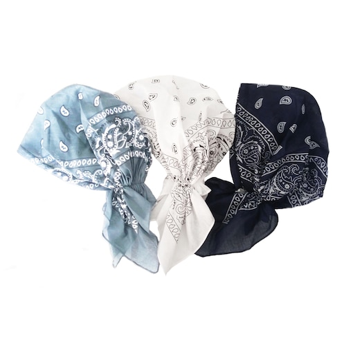 3 Pack Head Scarf Bandana Head Wrap Pre-tied Cotton Paisley  display picture 1
