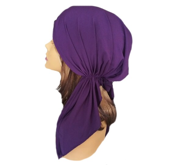 Soft Pretied Headscarf Hair Accessories Hair Loss Head Cover Etsy